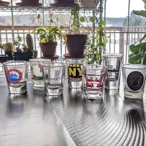 Seven Shotglasses from East Coast USA